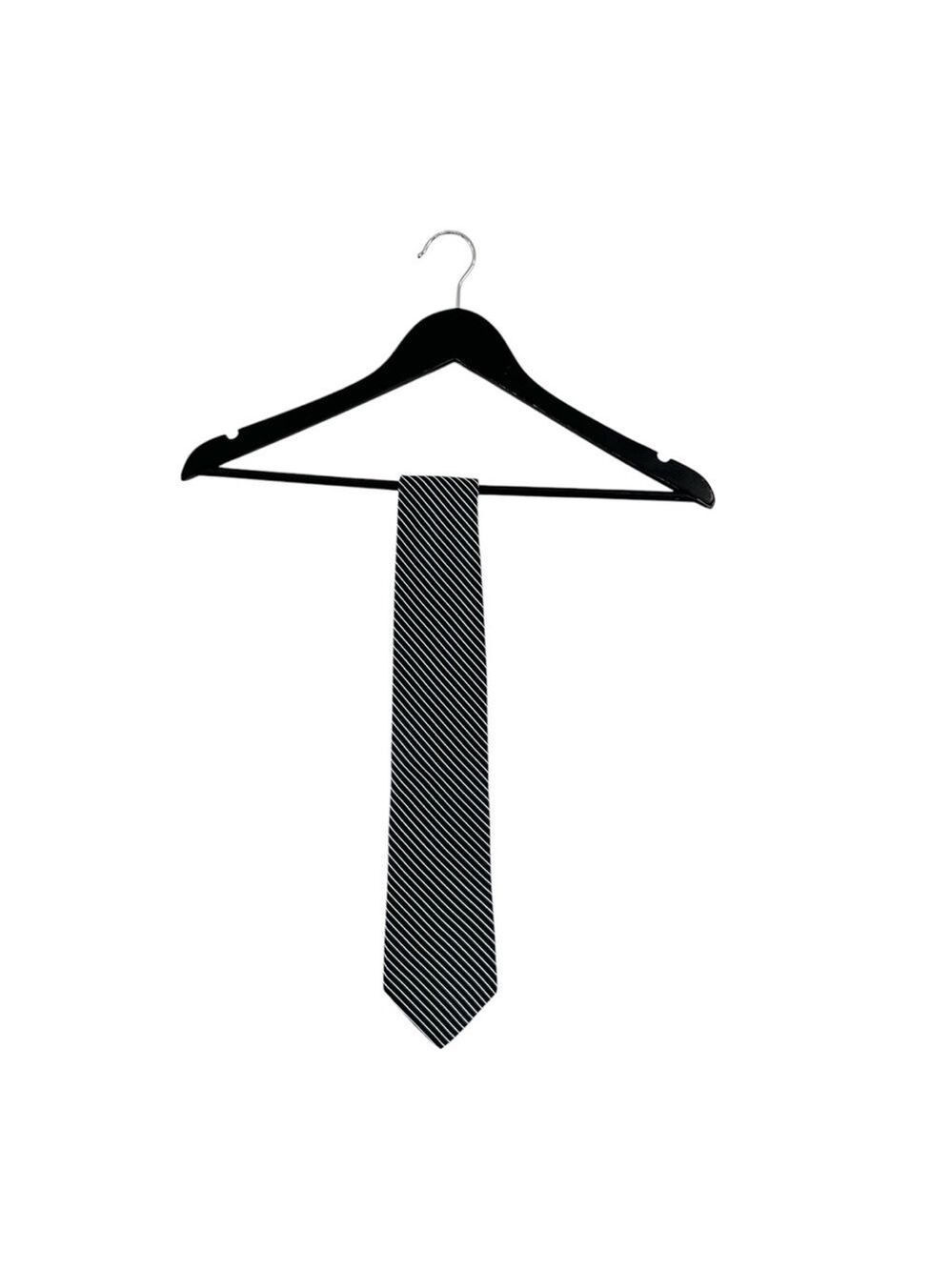 DION 100% Silk Pin Striped Neck Tie
